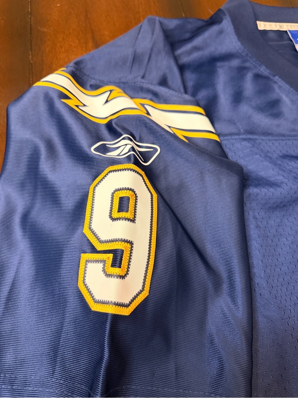 RARE authentic Reebok San Diego Chargers Drew Brees Rookie NFL Jersey - Picture 3 of 8